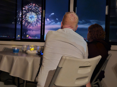 Fireworks Aboard The Discovery