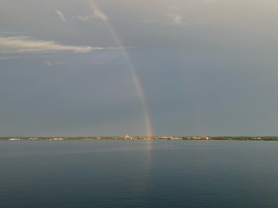 Rainbow Over The Park Place